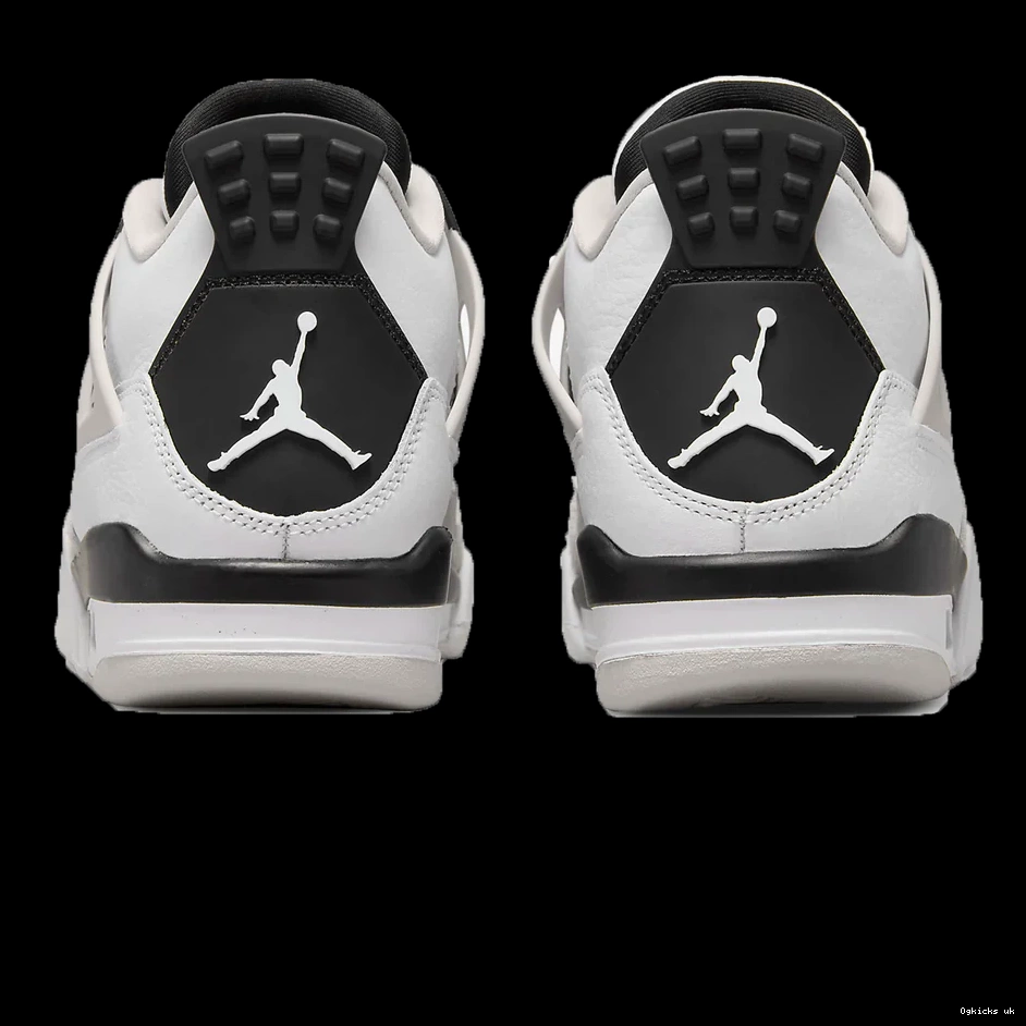 Retro Military Jordan GS Air 4 Black 0812